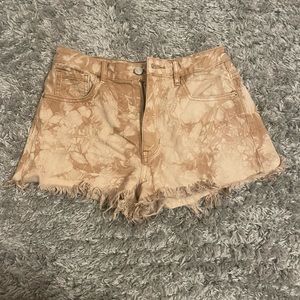 pac sun high rise festival shorts size 26
